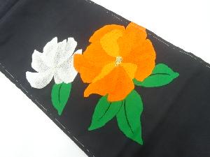 花模様織出し名古屋帯